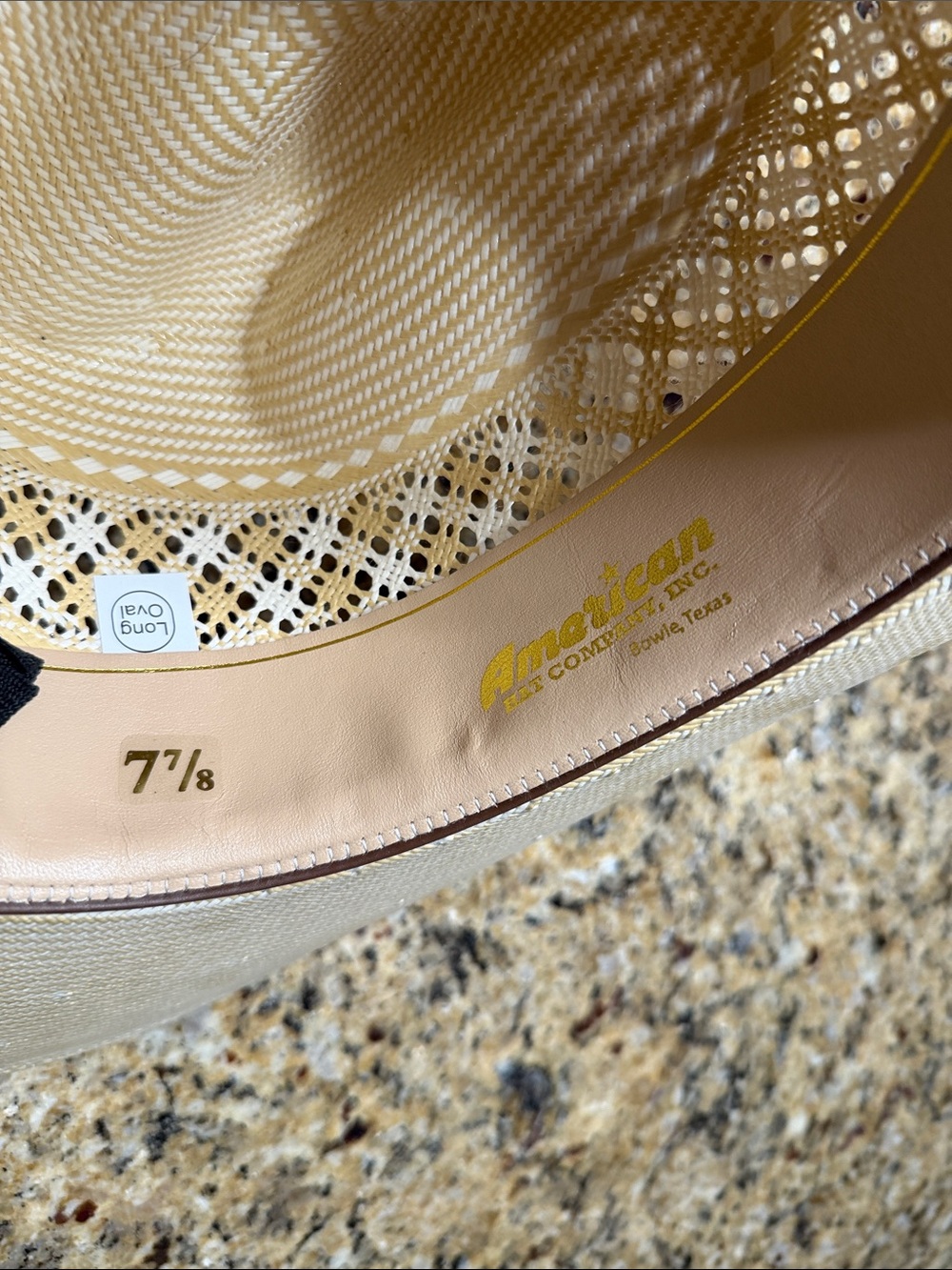 Straw American Cowboy Hat - Picture 2 of 4